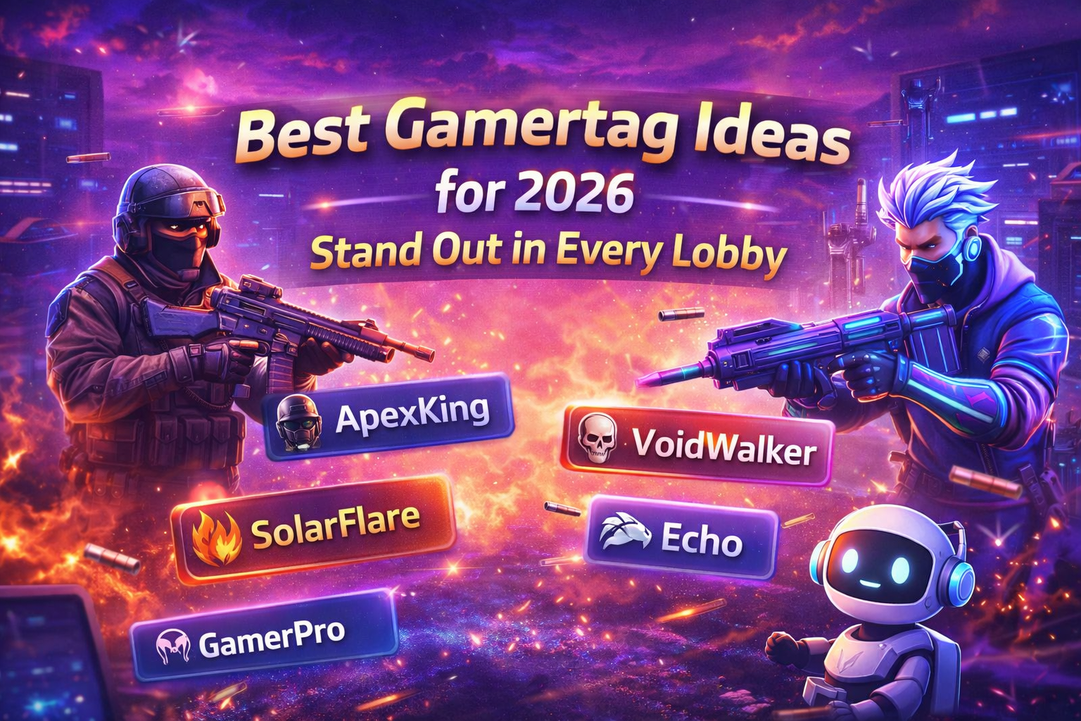 Best Gamertag Ideas for 2026: Stand Out in Every Lobby